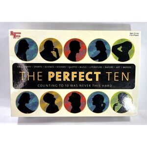 The Perfect Ten 3-D Board Game 2004 University Games Complete